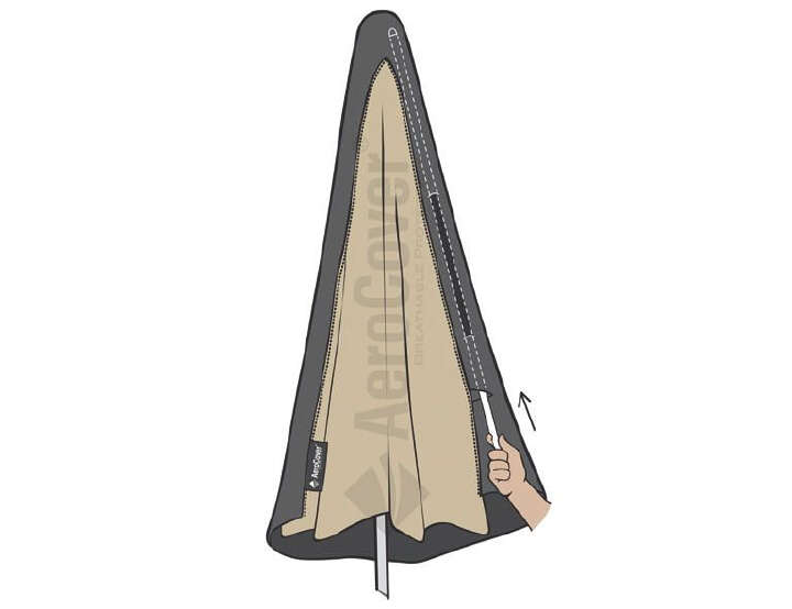 AeroCover Schirmhülle H215 x B30/40 cm